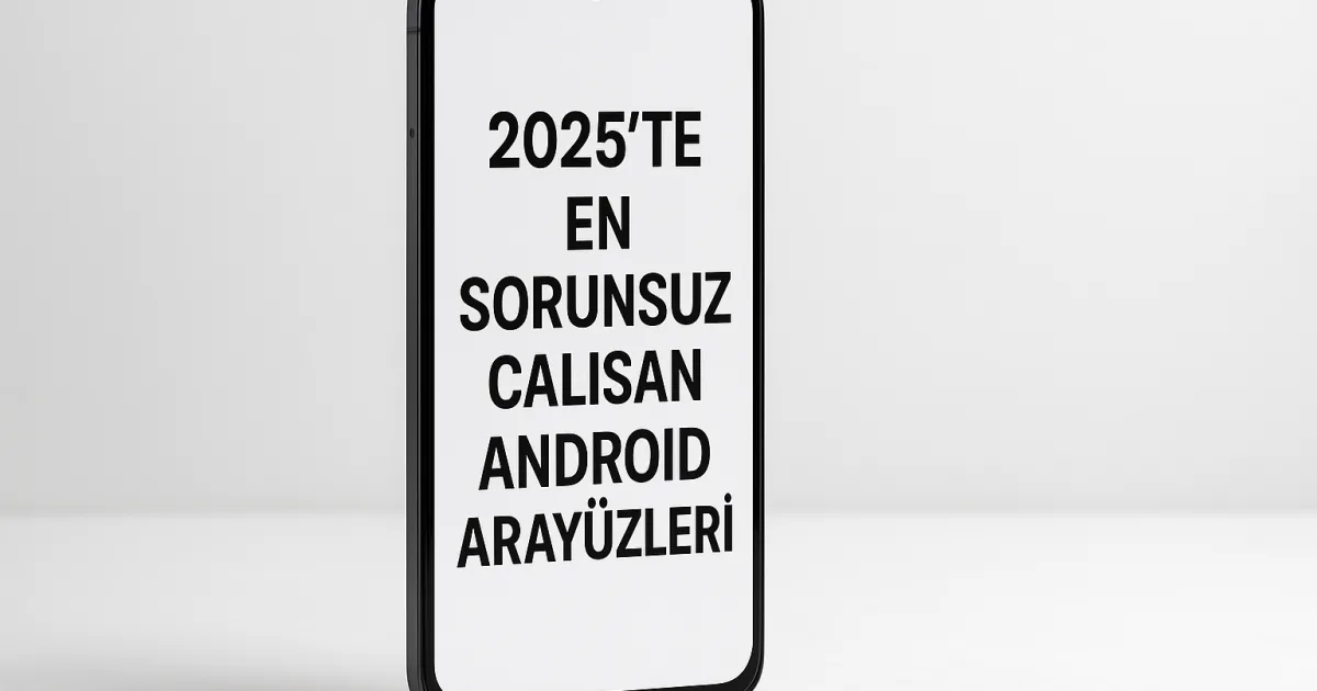 2025te en sorunsuz çalışan Android arayüzleri hakkında bilgi