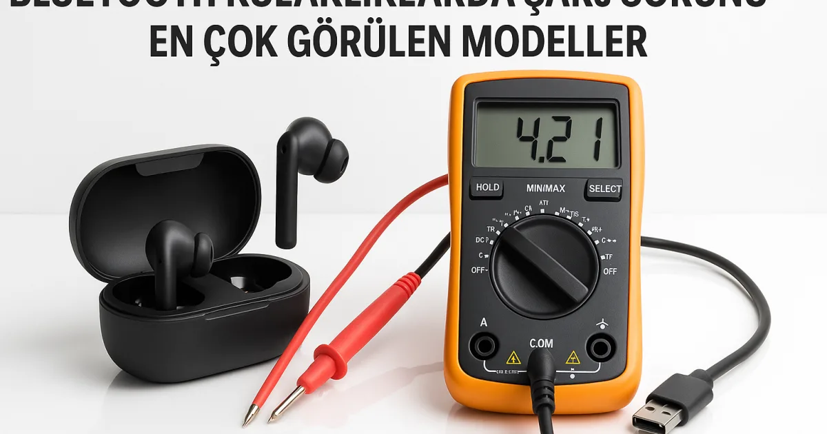 Bluetooth kulaklıklarda şarj sorunu hakkında bilgiler