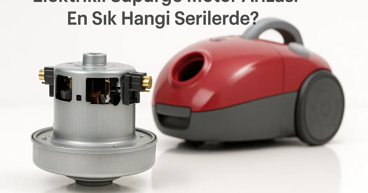 Elektrikli süpürge motor arızası hakkında bilgi