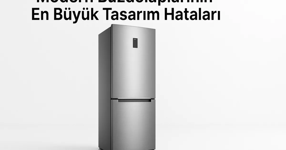 Modern buzdolaplarının tasarım hataları hakkında bilgi