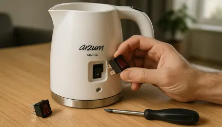 Arzum AR 684 Açma kapama düğmesi değişimi