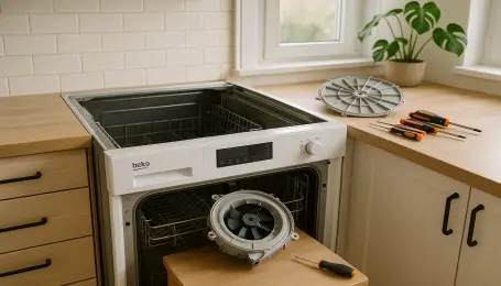 Beko BM 4050 Kurutma fanı değişimi