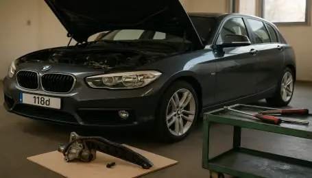 BMW 118d Zincir gergisi değişimi