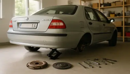 Fiat Albea 1.4 Debriyaj baskı balata değişimi