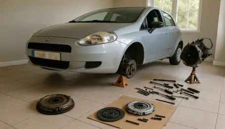 Fiat Punto 1.3 Multijet Debriyaj baskı balata değişimi