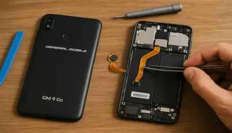 General Mobile GM 9 Go Parmak izi sensörü değişimi