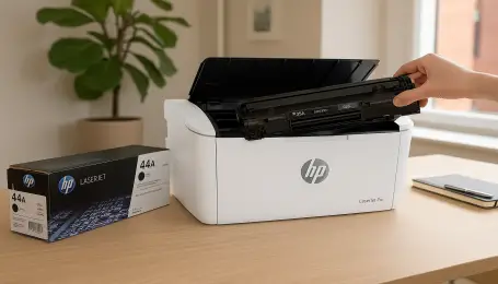 HP LaserJet Pro M15w Toner değişimi