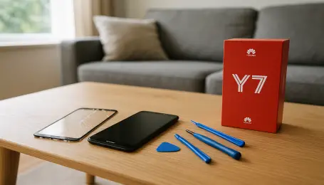 Huawei Y7 Ön cam değişimi