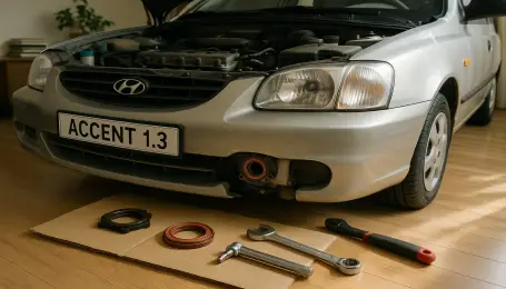 Hyundai Accent 1.3 Krank keçesi değişimi
