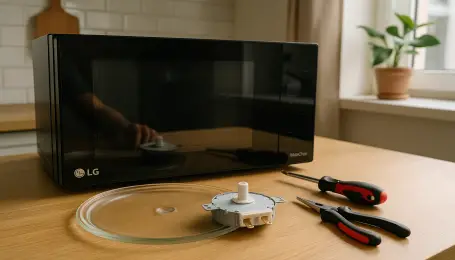 LG NeoChef Döner tabla motoru değişimi
