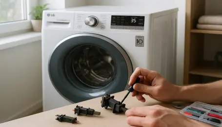 LG TurboWash Motor kömür değişimi