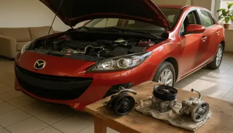 Mazda 3 1.6 Direksiyon pompası değişimi