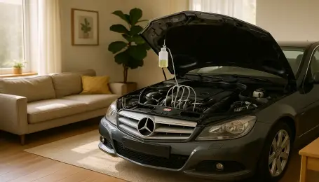 Mercedes C200 CDI Enjektör temizliği