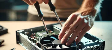 Microsoft Xbox One S Fan temizliği