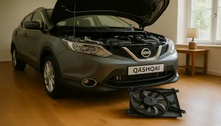 Nissan Qashqai 1.2 Radyatör fanı değişimi