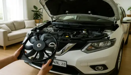 Nissan X-Trail 2.0 Radyatör fanı değişimi