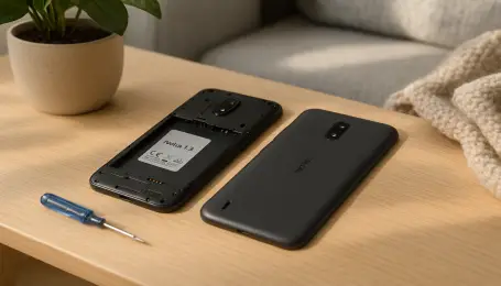 Nokia 1.3 Arka kapak değişimi