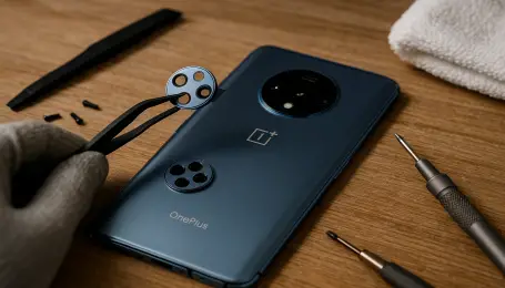 OnePlus 7T Kamera lensi değişimi