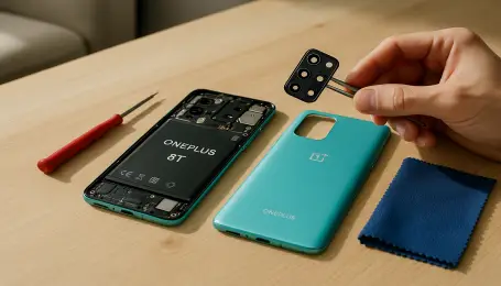 OnePlus 8T Kamera lensi değişimi
