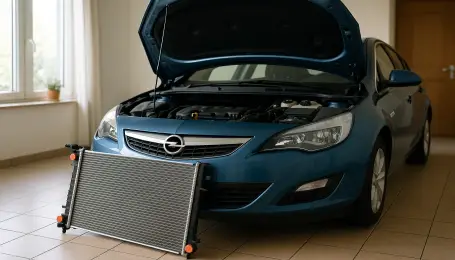 Opel Astra J 1.6 Radyatör değişimi