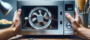 Panasonic NN-ST45 Fan motoru değişimi