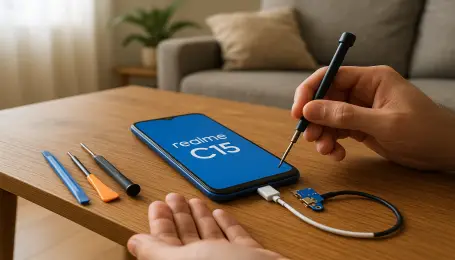 Realme C15 Şarj portu tamiri