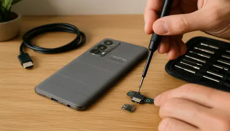 Realme GT Master Şarj portu tamiri