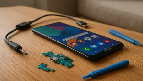 Samsung Galaxy A31 Şarj soketi değişimi