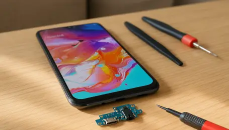 Samsung Galaxy A70 Şarj soketi değişimi