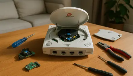 Sega Dreamcast Lazer lens değişimi