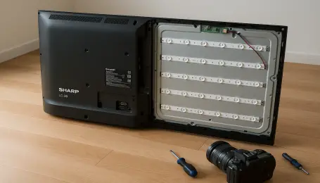 Sharp LC-50 Backlight değişimi
