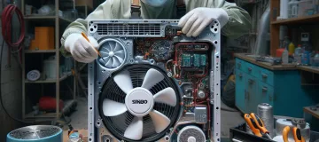 Sinbo SDF 3815 Fan pervanesi değişimi