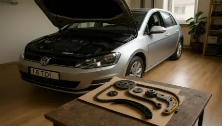 Volkswagen Golf 1.6 TDI Zincir seti değişimi