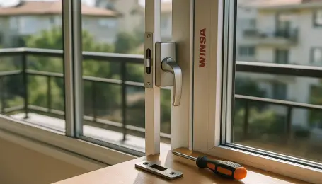 Winsa Cam Balkon Kilit değişimi